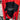 90s Adidas “Embroidery” red//black zip up fleece - L