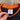 90s Orange/Black “Blank” Tee - XL