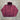 90s Burgandy zipup hoodie - XL